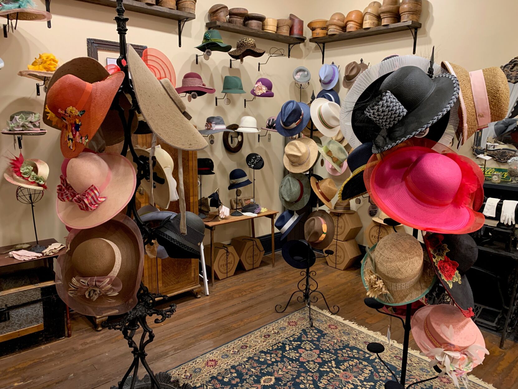 It's a one-of-a-kind hat making experience at Formé Millinery Hat Shop